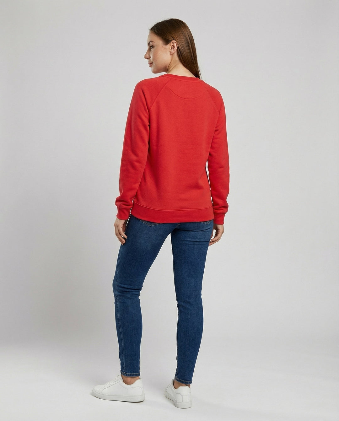 Raglan Sleeve Sweatshirt | Crew Neck | Classic Fit-Fashion Nora