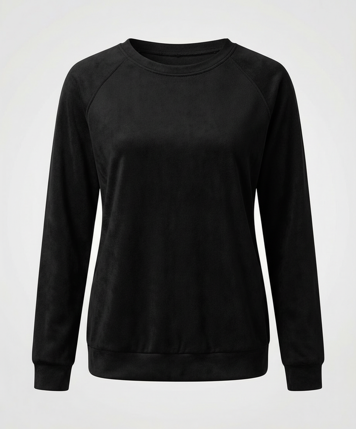 Raglan Sleeve Sweatshirt | Crew Neck | Classic Fit-Fashion Nora