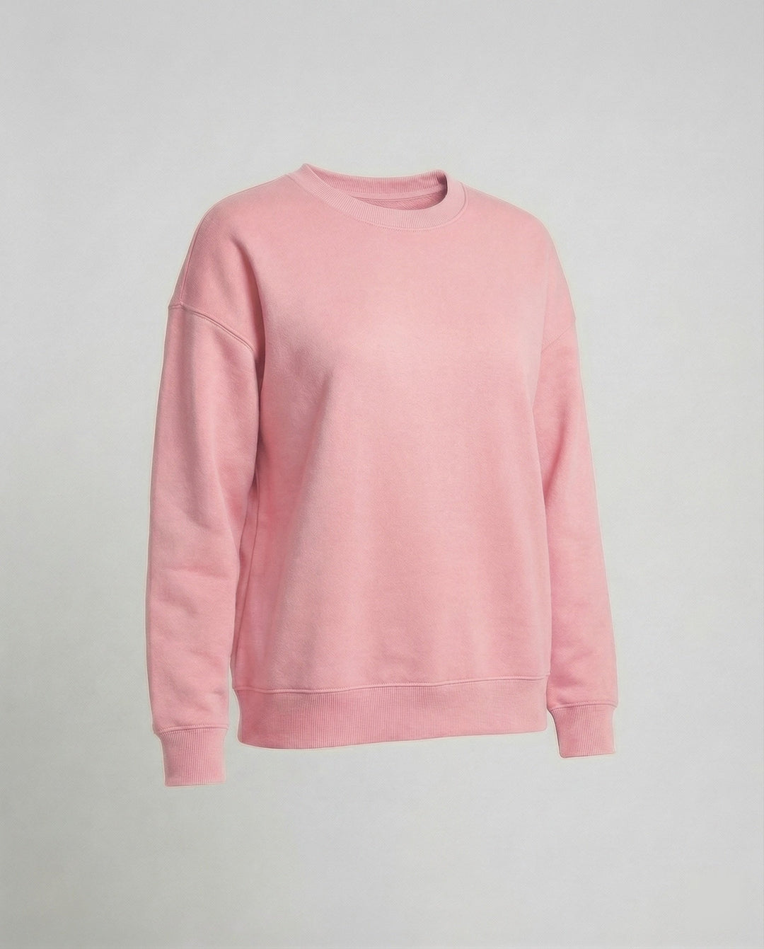 Relaxed Crew Neck Sweatshirt | Drop Shoulder | Soft Cotton Blend-Fashion Nora