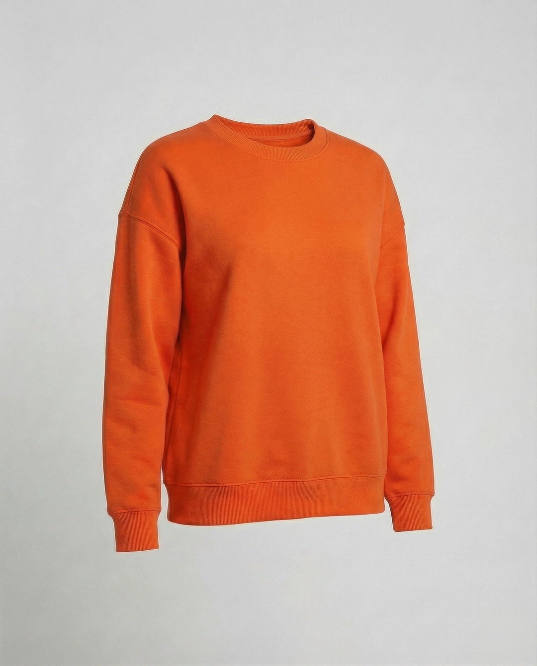 Relaxed Crew Neck Sweatshirt | Drop Shoulder | Soft Cotton Blend-Fashion Nora