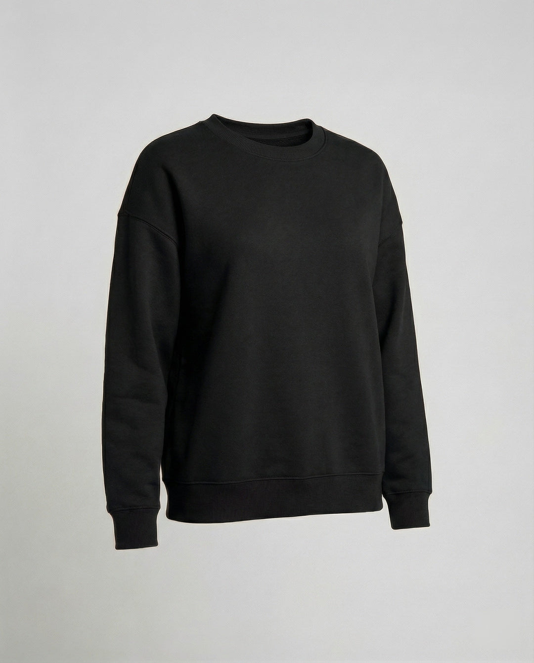 Relaxed Crew Neck Sweatshirt | Drop Shoulder | Soft Cotton Blend-Fashion Nora