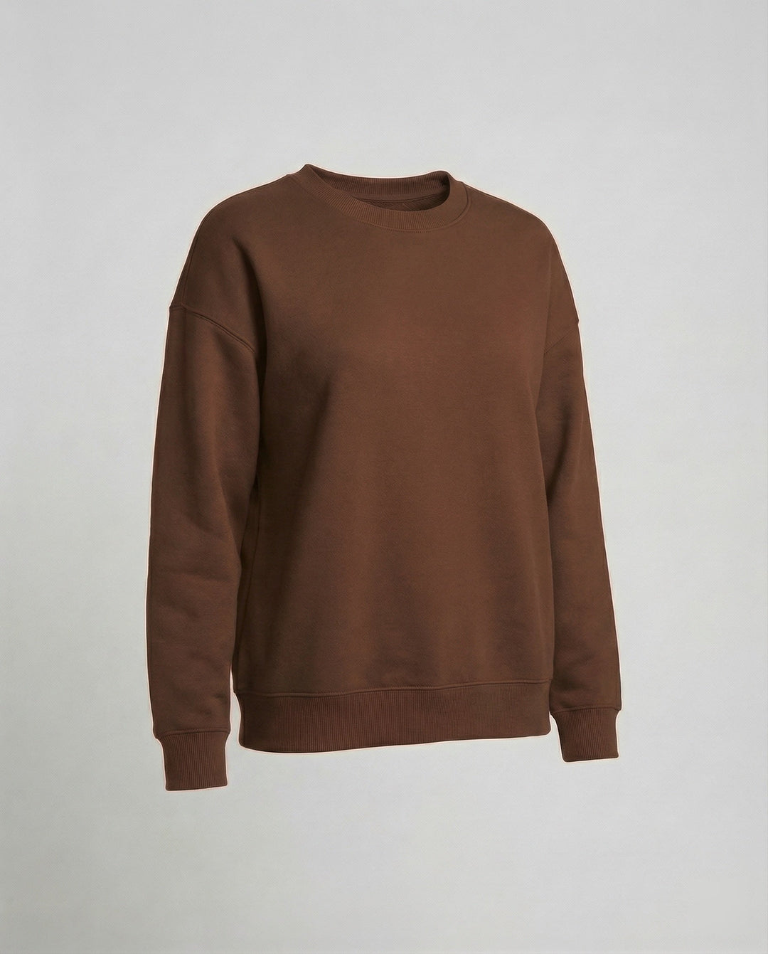 Relaxed Crew Neck Sweatshirt | Drop Shoulder | Soft Cotton Blend-Fashion Nora
