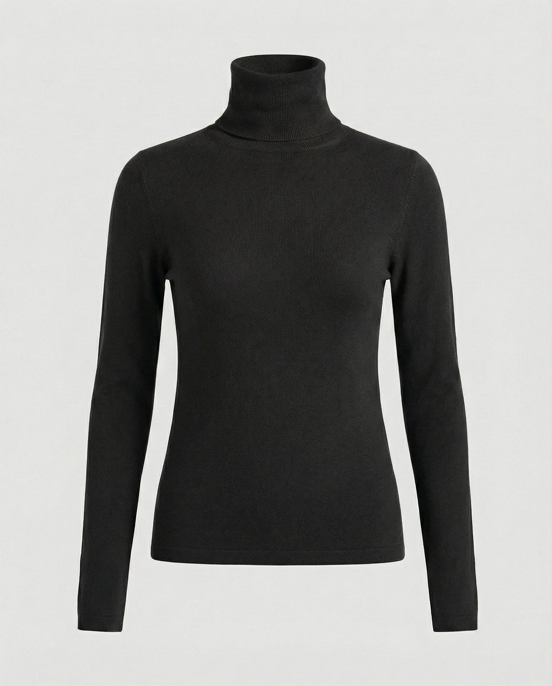 Roll Neck Wool Blend Sweater | Slim Fit | One Size-Fashion Nora