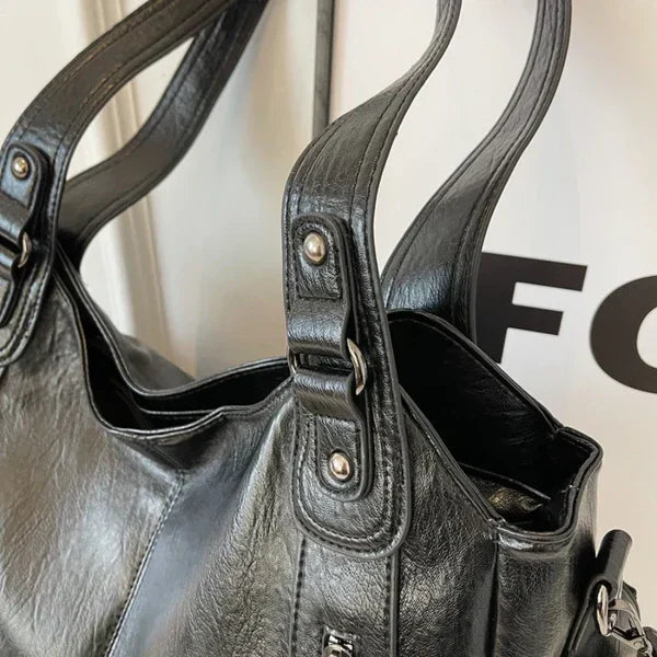 Shoulder Bag | Multi-Pocket | Small | Cargo Bag | Women's Handbag-Fashion Nora