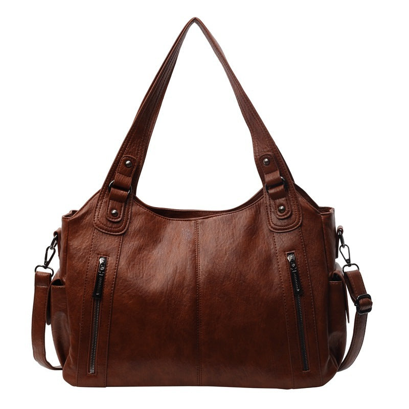 Shoulder Bag | Multi-Pocket | Small | Cargo Bag | Women's Handbag-Fashion Nora