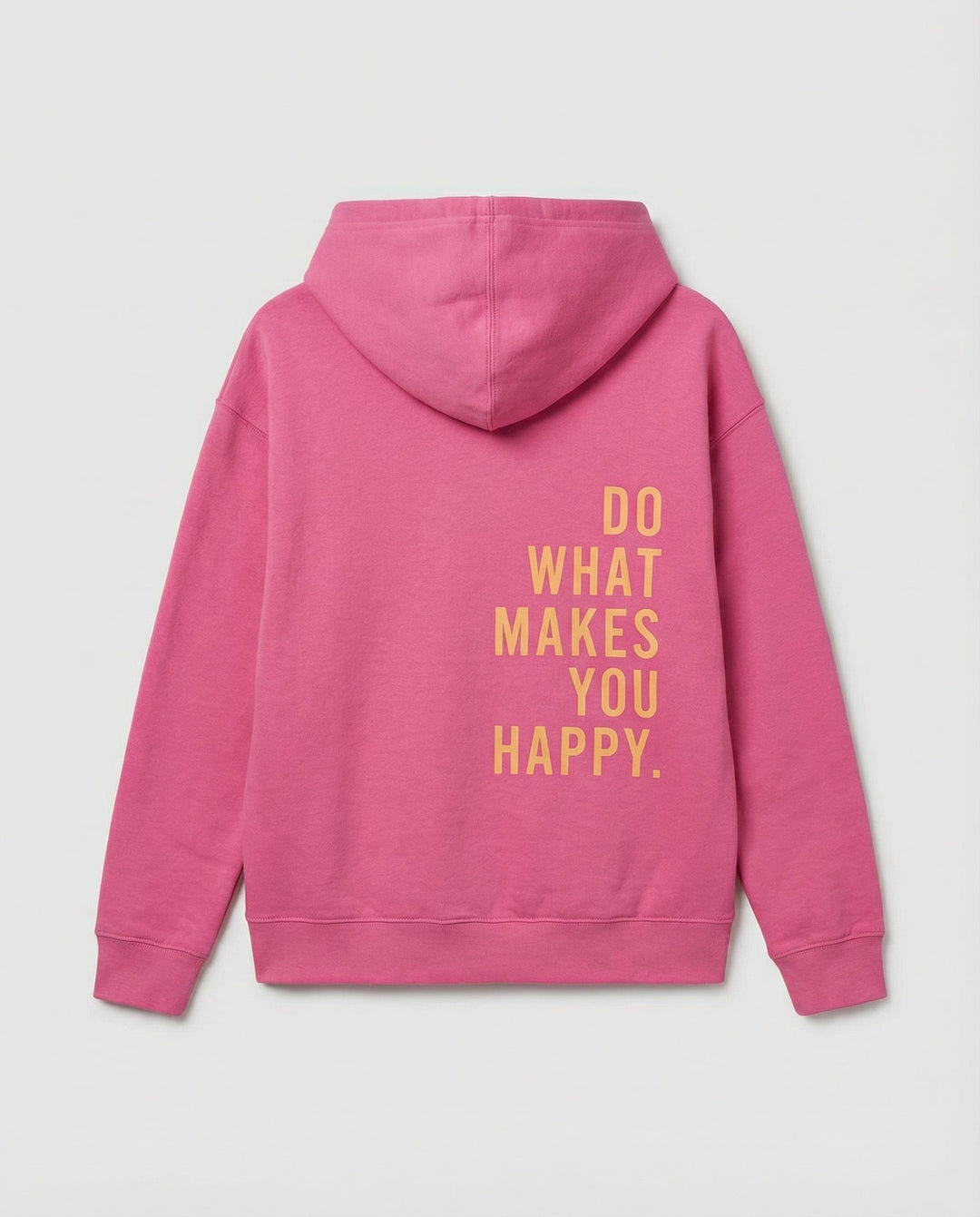 Slogan Back Print Hoodie | Drawstring Hood | Casual Fit-Fashion Nora