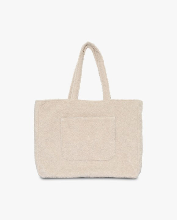 Teddy Tote Bag - Beige-Fashion Nora