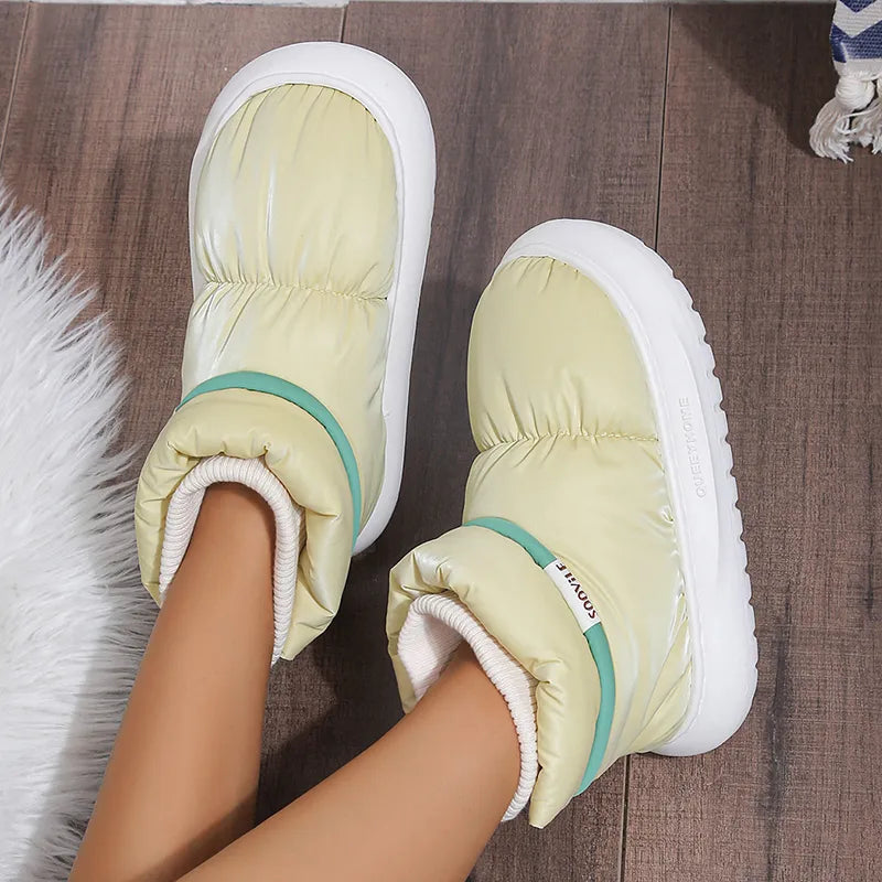 Waterproof Snow Boots | Cotton Padded Lining | Non-Slip Sole-Fashion Nora