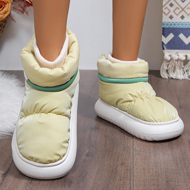 Waterproof Snow Boots | Cotton Padded Lining | Non-Slip Sole-Fashion Nora