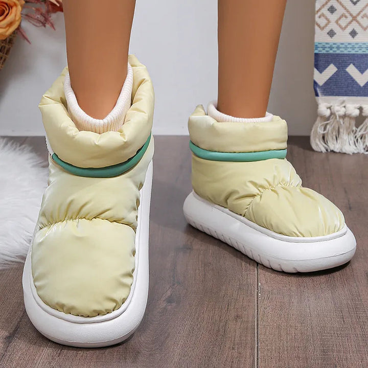 Waterproof Snow Boots | Cotton Padded Lining | Non-Slip Sole-Fashion Nora