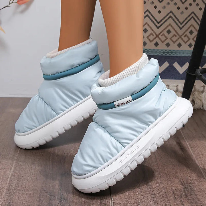 Waterproof Snow Boots | Cotton Padded Lining | Non-Slip Sole-Fashion Nora