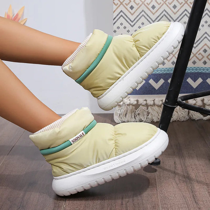 Waterproof Snow Boots | Cotton Padded Lining | Non-Slip Sole-Fashion Nora