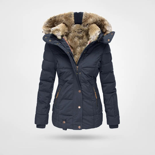 Waterproof Winter Jacket | Fleece Lined | Oversized Four Pocket Coat-Fashion Nora
