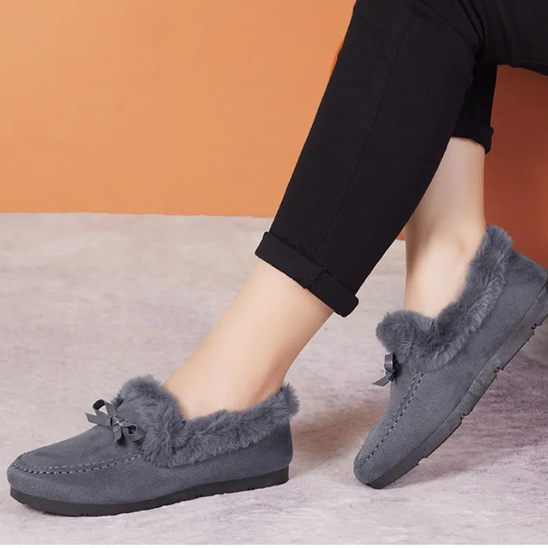 Winter Slipper Boots | Plush Lining | Non-Slip Sole-Fashion Nora