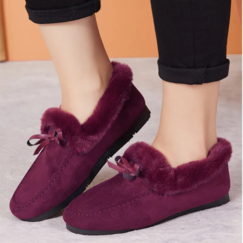 Winter Slipper Boots | Plush Lining | Non-Slip Sole-Fashion Nora