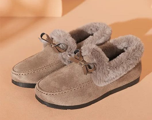 Winter Slipper Boots | Plush Lining | Non-Slip Sole-Fashion Nora