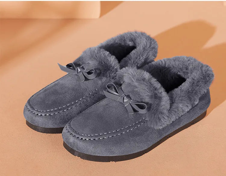 Winter Slipper Boots | Plush Lining | Non-Slip Sole-Fashion Nora