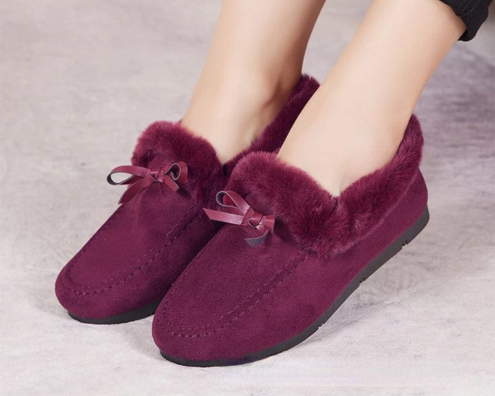 Winter Slipper Boots | Plush Lining | Non-Slip Sole-Fashion Nora