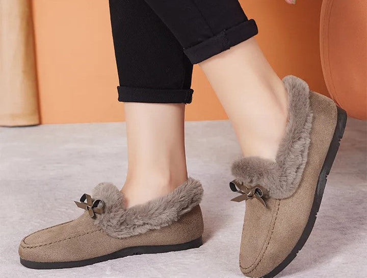 Winter Slipper Boots | Plush Lining | Non-Slip Sole-Fashion Nora