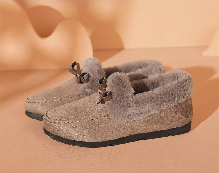 Winter Slipper Boots | Plush Lining | Non-Slip Sole-Fashion Nora