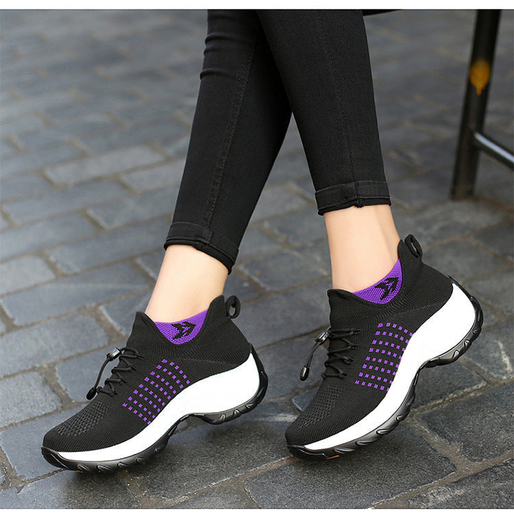Arch Support Shoes | Womens Wide Fit | Cushioned Mesh-Fashion Nora