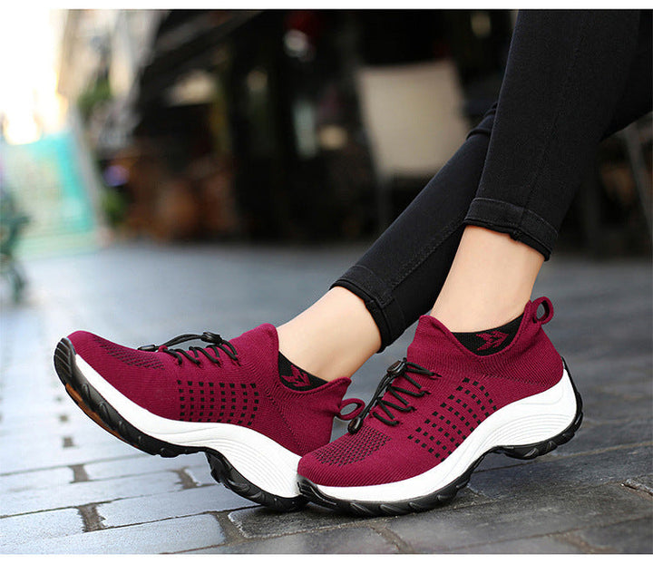 Arch Support Shoes | Womens Wide Fit | Cushioned Mesh-Fashion Nora