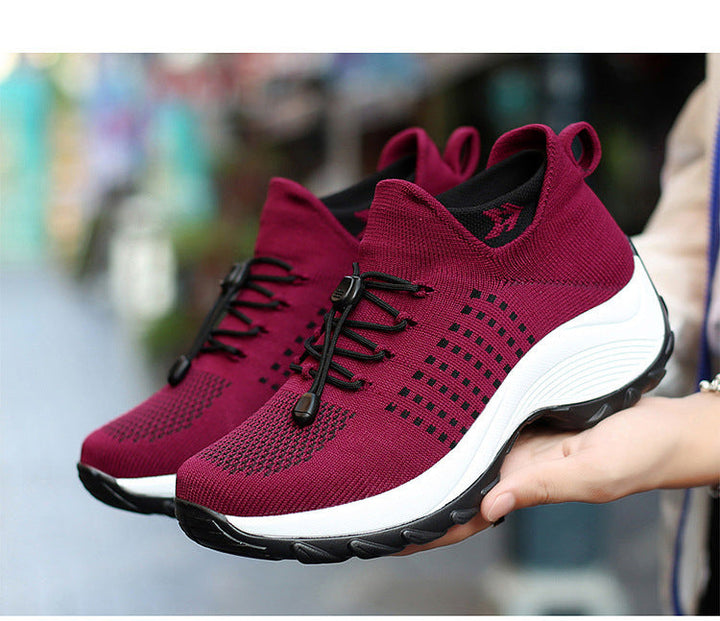 Arch Support Shoes | Womens Wide Fit | Cushioned Mesh-Fashion Nora