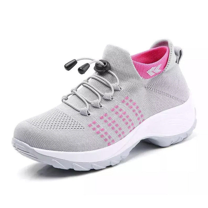 Arch Support Shoes | Womens Wide Fit | Cushioned Mesh-Fashion Nora