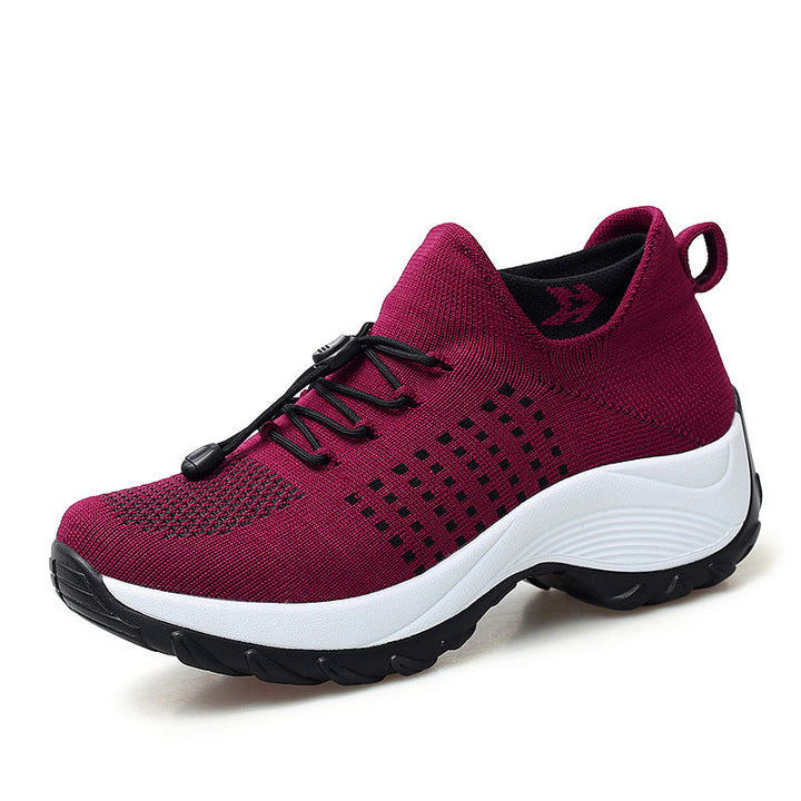 Arch Support Shoes | Womens Wide Fit | Cushioned Mesh-Fashion Nora