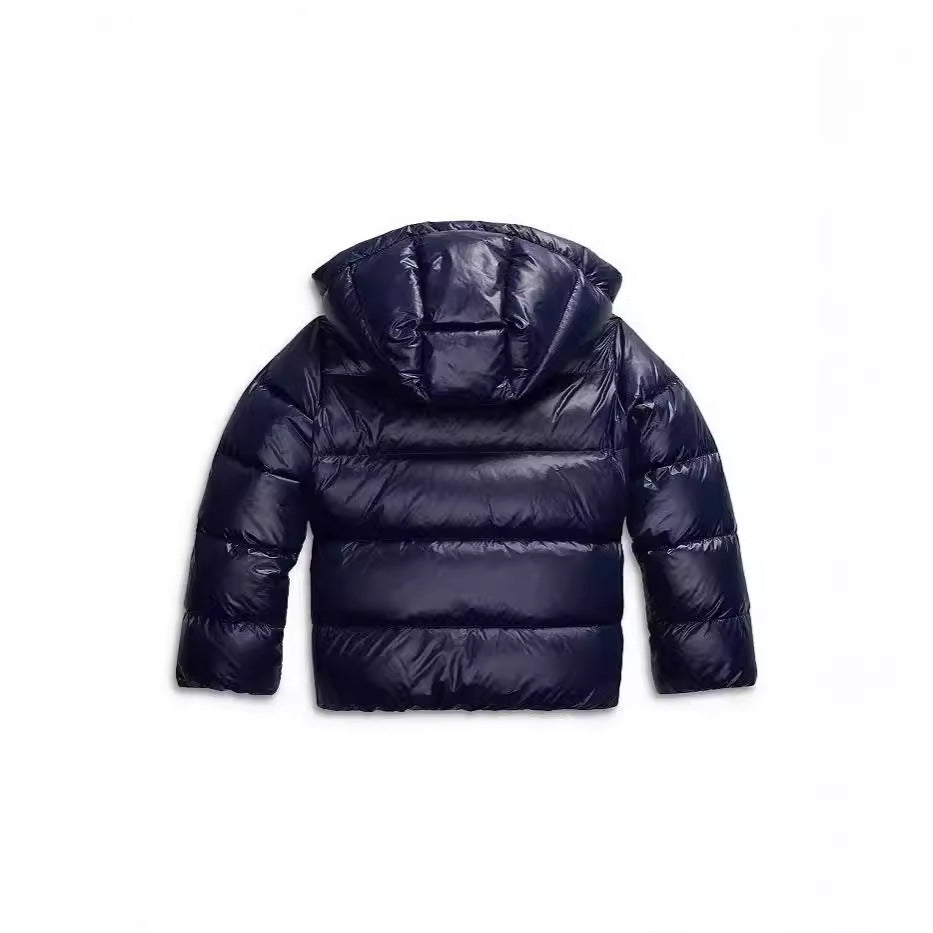 Women's Puffer Jacket | Hooded | Glossy Quilted | Side Pockets-Fashion Nora