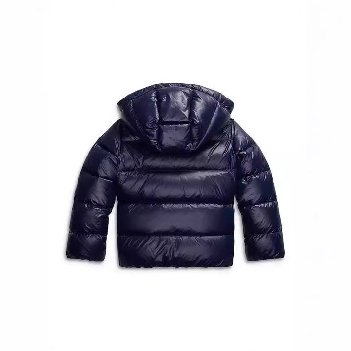Women's Puffer Jacket | Hooded | Glossy Quilted | Side Pockets-Fashion Nora